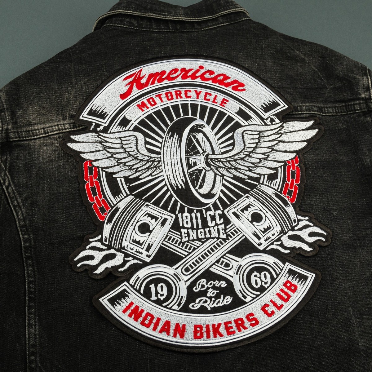 Motorcycle Rider Patches Eagle On Motorcycle Freedom Isn't Free Patch,