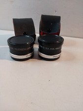 Star-D Aux. Lens Lot Of 2 Telephoto/ Wide angle