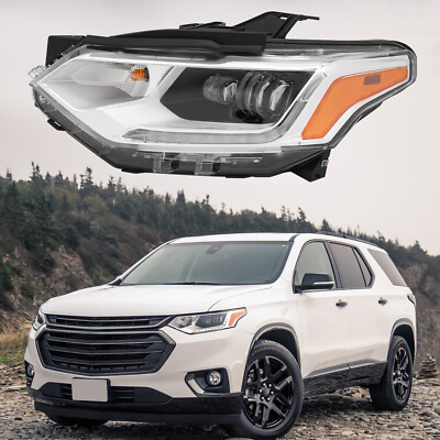 Left Driver Side headlamp For Chevy Traverse Full Led Headlight 84887859 18-21