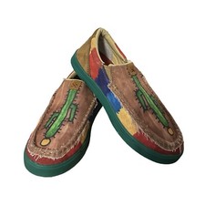 Twisted X Casual Shoes Kids 2.5 Child Brown Multi YCA0021 Cactus Western Rodeo