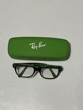 Ray Ban Kids RB 1530 3665 48-16-130 Flex Hinge Black Green Glases