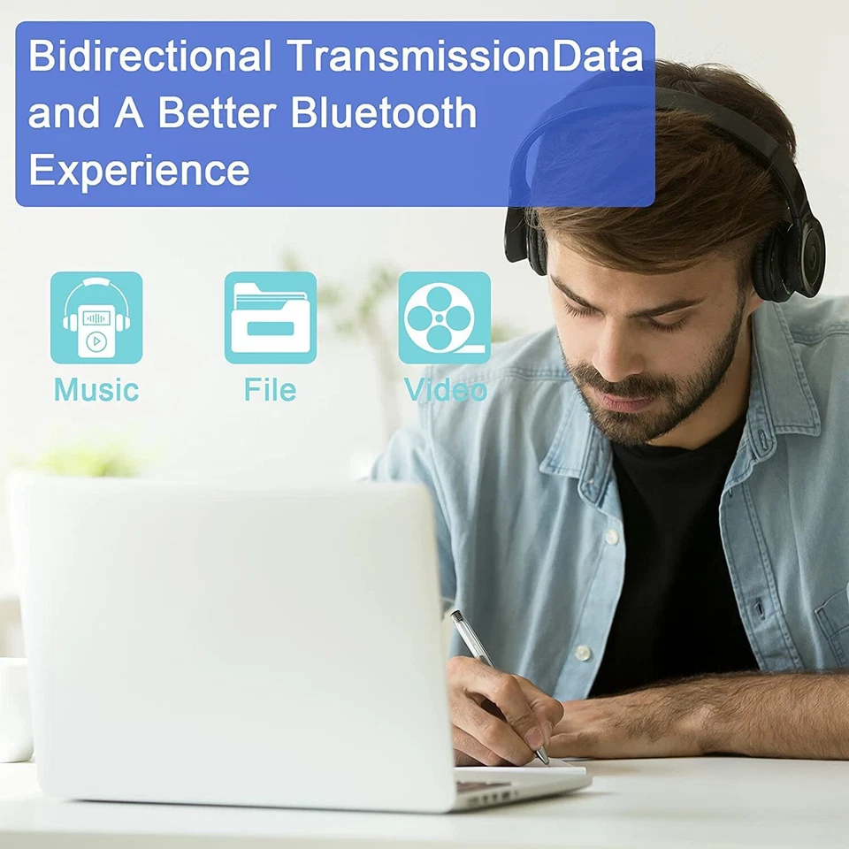 New USB Bluetooth EDR Dongle Adapter Apple HTC Samsung Windows Wireless V4.0 AU - Image 4 of 4