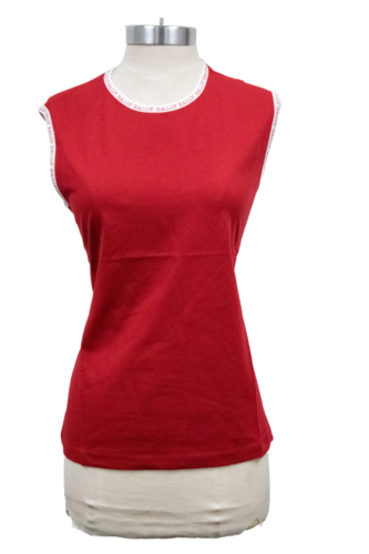 Camiseta sin mangas para mujer Bally Golf roja/blanca BL231 talla EU 40/EE. UU. 10 [grande] - Imagen 1 de 4