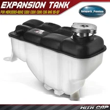 Engine Coolant Reservoir w/ Cap for Mercedes-Benz C220 C230 C280 C36 AMG 95-97