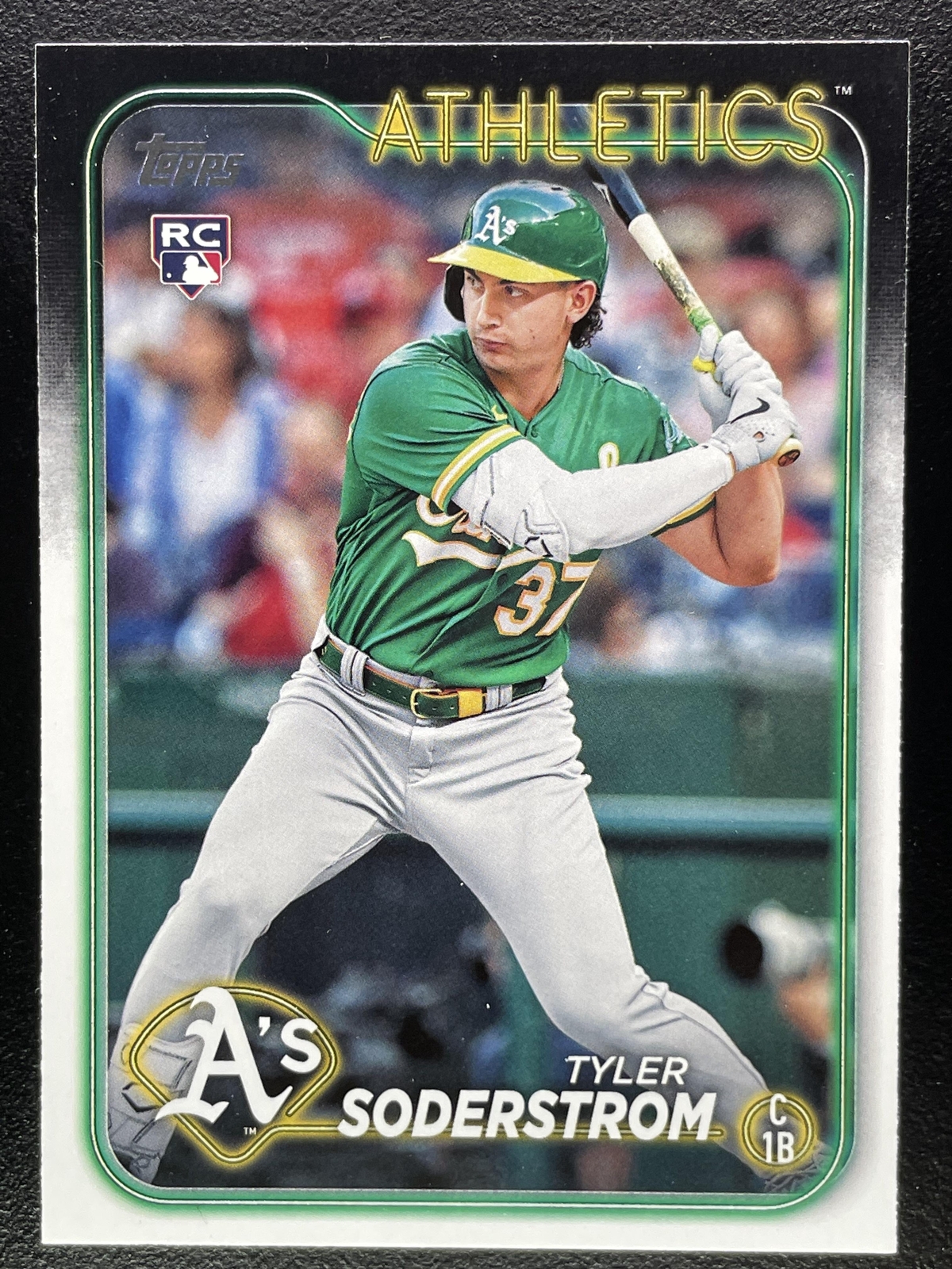 2024 Topps #244 Tyler Soderstrom RC Oakland Athletics