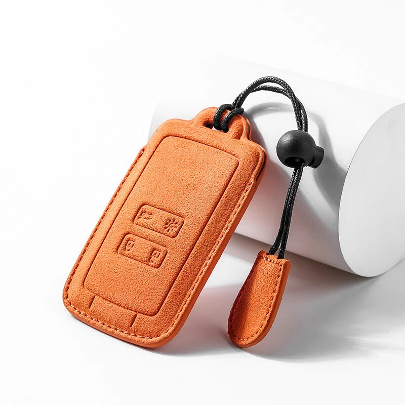 For Renault Kadjar Megane Koleos Leather Remote Key Cover Fob Case Holder - Image 3 of 4