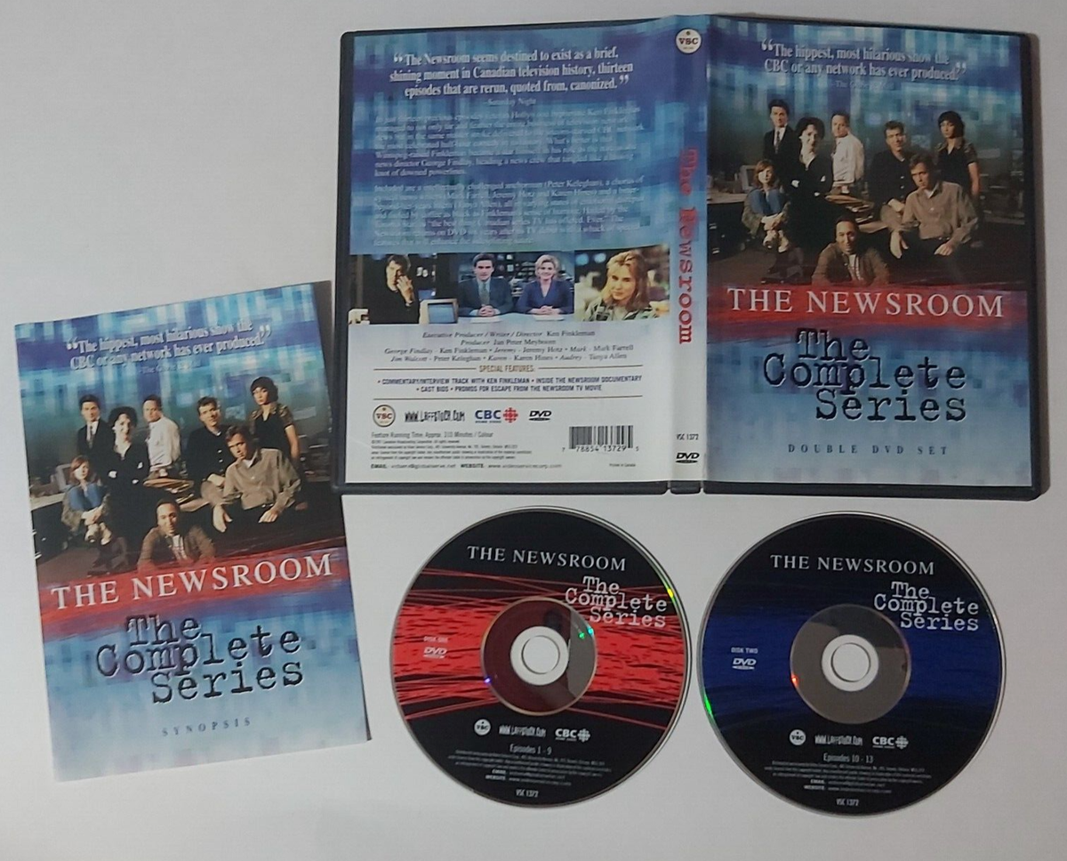 The Newsroom: Complete Series (DVD, 2-Disc Set) CBC Canadian 1996