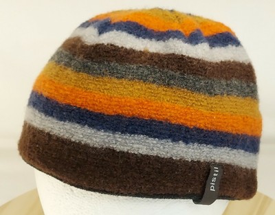 Wool Beanie Hat/Cap Stripes 