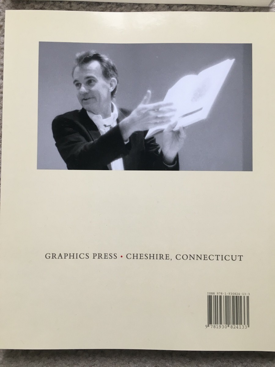 NEW! Edward Tufte 4 Book Set Beautiful Evidence / Visual