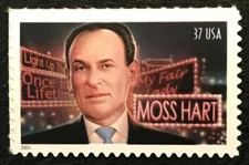 2004 Scott #3882 - 37¢ - MOSS HART - AMERICAN PLAYWRIGHT - Single Mint NH