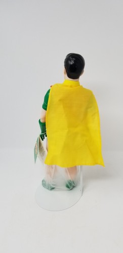 VTG Robin Vinyl Doll Batman Hamilton Gifts w Stand NWT NIP - Picture 10 of 12