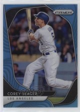 2020 Panini Prizm Tier III Mega Box Carolina Blue Prizm Corey Seager #220 18m3