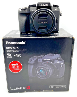 Panasonic Lumix Dmc G7k 4k Ultra Hd Camera Kit W 14 42mm Lens Mint Con