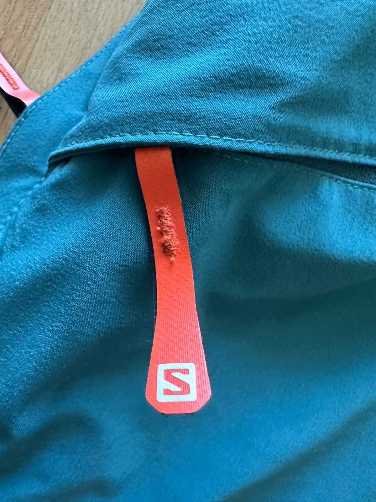 Pantaloni bavaglino sci Salomon Advanced Skin Dry 20k 20K blu acqua arancione taglia large RARI