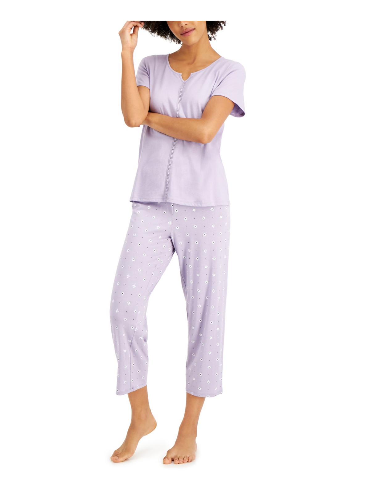 CHARTER CLUB Intimates Purple Cropped Sleep Pants Plus XXL