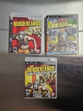 Borderlands PS3 Game Lot (3) Borderlands 1, GOTY Edition & Borderlands 2 –...