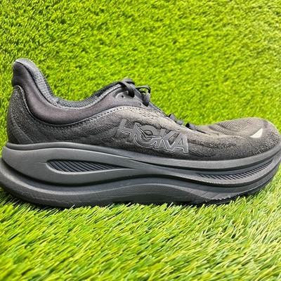 Hoka One One Bondi 9 Mens Size 9.5EE Black Athletic Running Shoes Sneakers