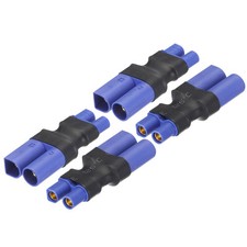 4pcs EC3 Female to EC5 Male Connector Adapter for RC, RC LiPo Battery Converter