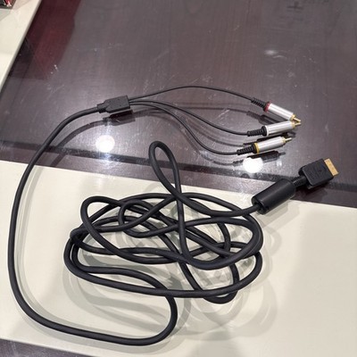 Sony Playstation OEM PS2 PS3 Gold Tip Component Composite HD AV Cable