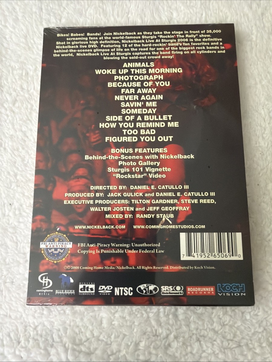 Nickelback Live at Sturgis DVD 2006 Region 1 for sale online | eBay