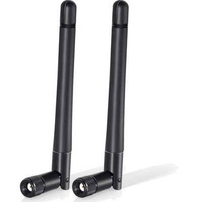 WLAN Antenne Dualband 2,4/5,8 GHz 3dBi MIMO RP-SMA Stecker, 2 Stück