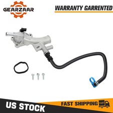 Termostato de refrigerante carcasa toma de agua para Chevy Cruze Sonic Trax1.4L 7