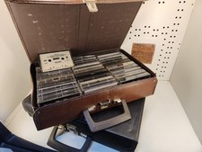 Lot 58 Used Blank Cassette Tapes for Re-Recording Mixed Brands Maxell TDK Cases
