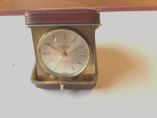 Reisewecker  Louis Rossel Neuschachtel, Uhrwerk/Schlagwerk laufen, Gebrauchsspur