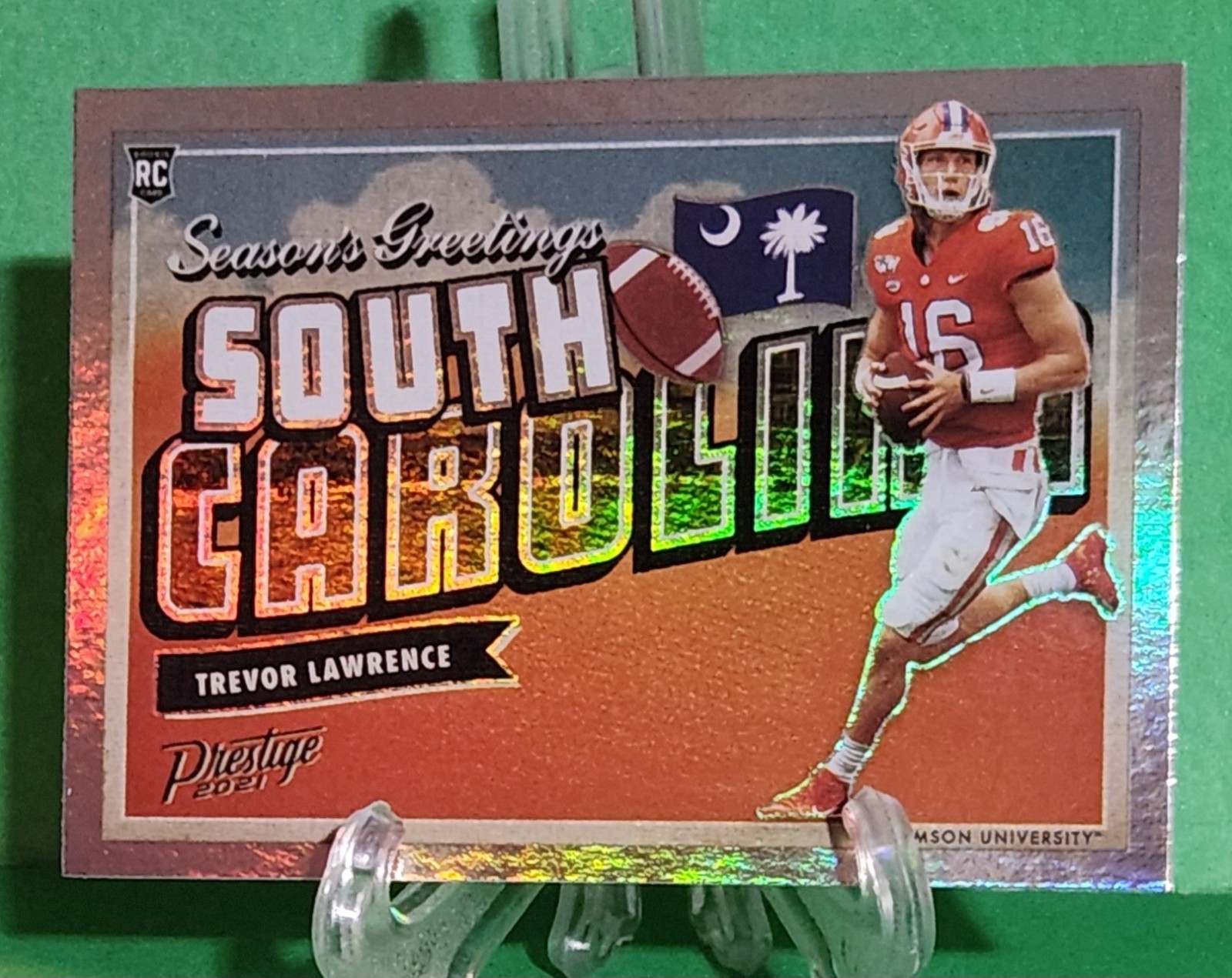 TREVOR LAWRENCE - 2021 Panini Prestige Season's Greetings ROOKIE 💎💎💎