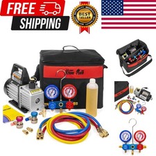 3cfm 14hp Vacuum Pump Hvac R134a R12 R22 R410a Ac Refrigeration R134 Ca...