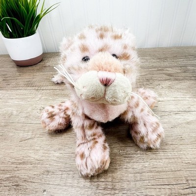 GANZ Webkinz Strawberry Cloud Leopard With Pink Brown Spots HM466 Plush NO CODE