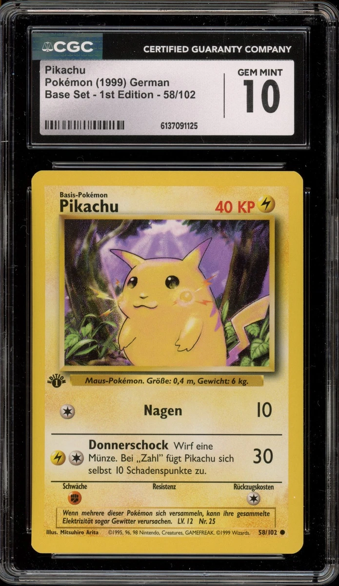 Pokmon TCG Base Set German Individual Trading Card Games for sale | eBay