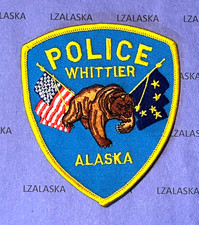 WHITTIER POLICE SHOULDER SLEEVE PATCH (PD7) ALASKA