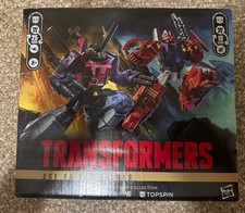 Transformers Age Of The Primes Wreck 'n Doom Two Pack Topspin & Spinister NEW