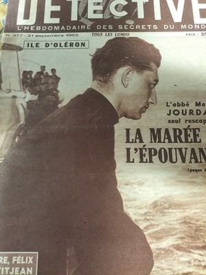 DETEKTIV (1953) # ILE d'OLERON Abbé Marcel JOURDAIN nur von der Flut gerettet