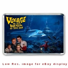 RETRO SCI FI  TV- VOYAGE TO THE BOTTOM OF THE SEA - JUMBO FRIDGE MAGNET