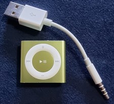 Apple iPod Shuffle 4th Gen - Green - 2GB Serial No: CC4FTF2WDFDN