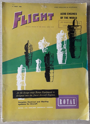 Flight Magazine 1956 - Aero Engines of the World Issue
