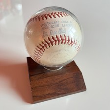 RARE Spalding Official American League Baseball - Lee MacPhail President 1976
