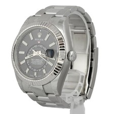 STICKERED Rolex Sky-Dweller Black 42mm Stainless Steel 326934 BOX + PAPERS 2022 2