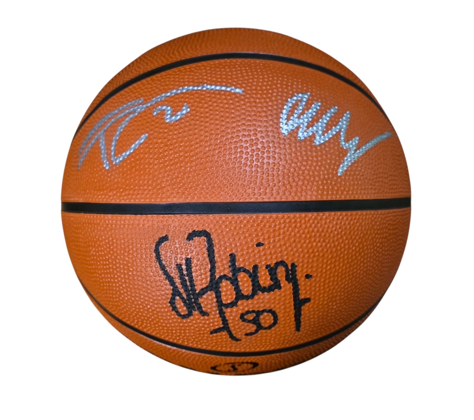 Replica Signed Victor Wembanyama/David Robinson/Tim Duncan Basketball