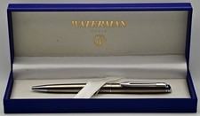 Waterman Twist Steel Ballpoint Pen Engraved with 'Francis Alexander Ltd' Logo