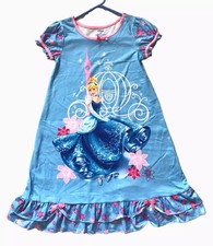 NEW Disney Store Cinderella Girls Nightgown Ruffled Dress 5/6 7/8