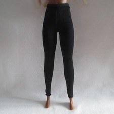¡NUEVO! Barbie Estilo por Patti Wilson Muñeca Negro Elastizado Leggings ~ Pantalones Ropa