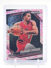 TOUMANI CAMARA 2024-25 PRIZM BLACK CHERRY BLOSSOM CHOICE /20 #149 TRAIL Q3098