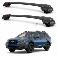 For Subaru Outback Wilderness 2024-2025 Roof Rack Cross Bars Black Anti-theft