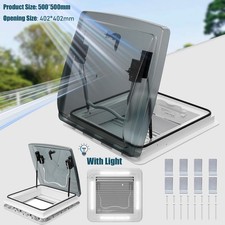 SKY LIGHT CARAVAN SKYLIGHT ROOF TINTED ROOF VENT CAMPERVAN MOTORHOME 500 x 500MM