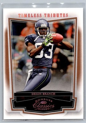 2008 Donruss Classics Timeless Tributes Bronze  Deion Branch 88 224/250