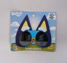 Bluey Characters Sun-Staches Sunglasses 100 UV Protection, Impact Resistant
