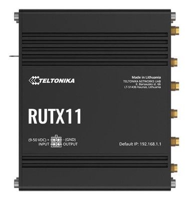 Teltonika Networks RUTX1120B200 RUTX11 EU 4G LTE CAT6 ROUTER